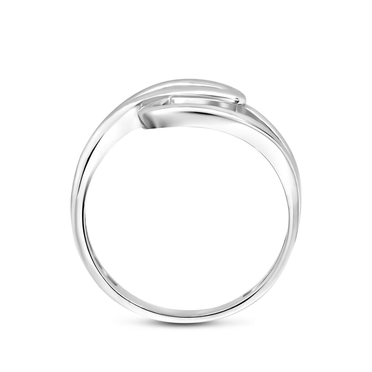 Anello in argento 925 rodiato lucido/opaco