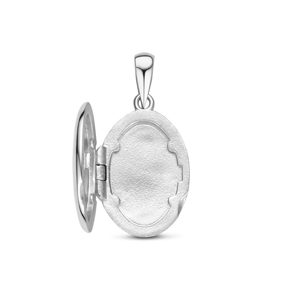 Medaglione in argento 925 placcato rodio