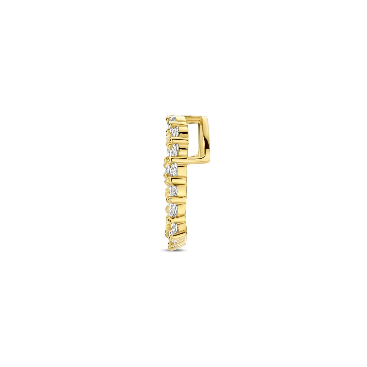 Ciondolo in oro con cuore di zircone – 14k