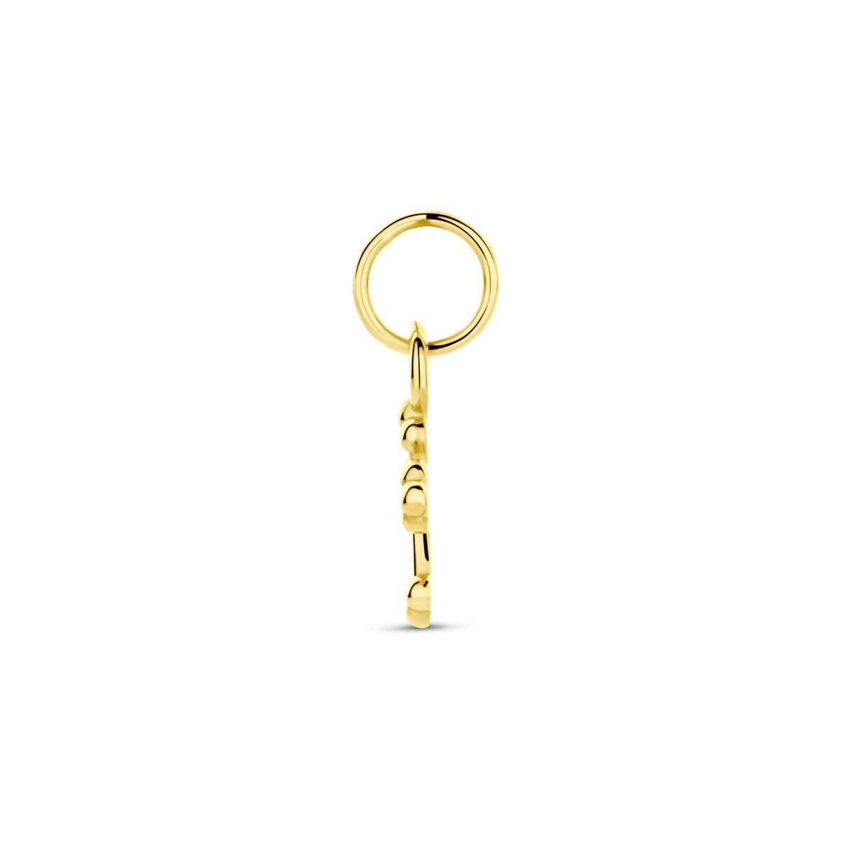 Ciondolo in oro giallo 14k a forma di croce