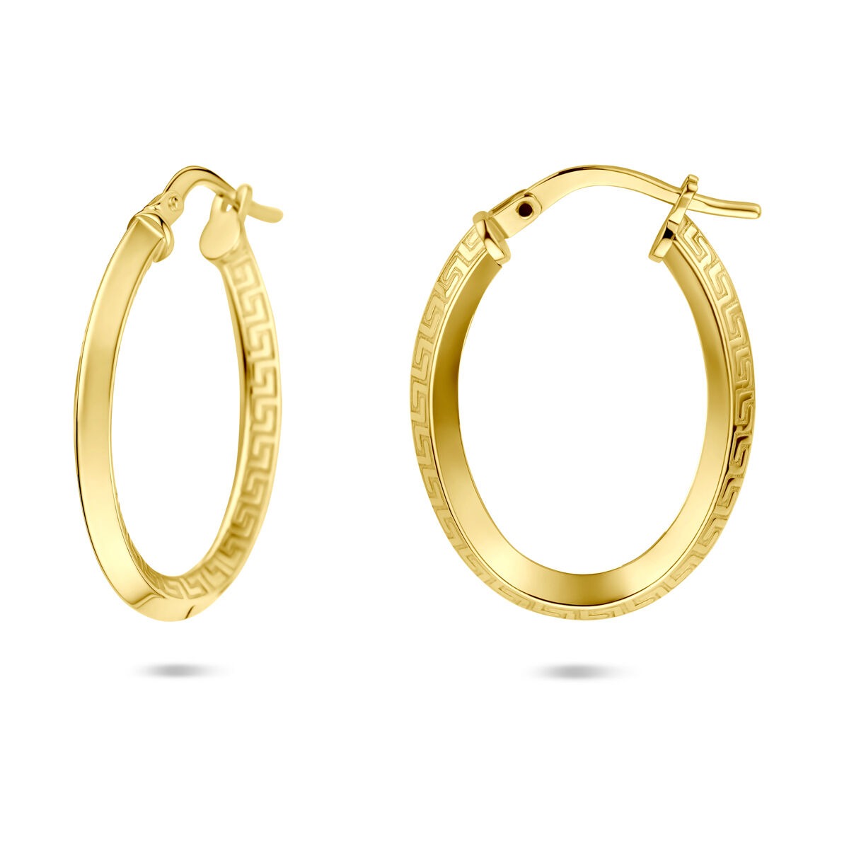 Orecchini a cerchio da donna in oro – 14k Silgold con anima in argento 2,5 mm