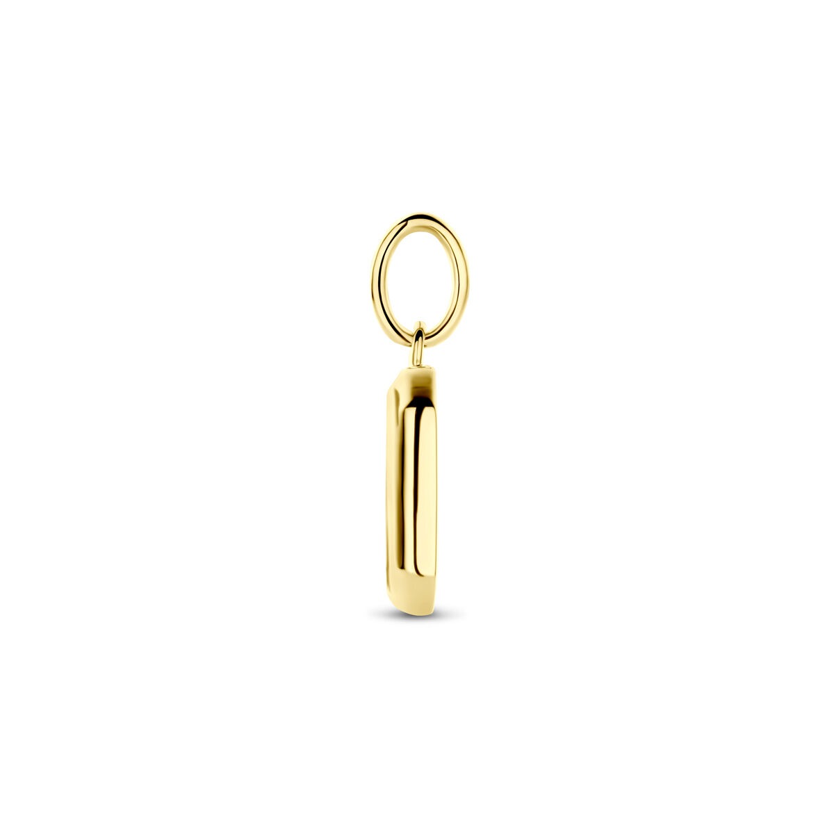Ciondolo in argento dorato con onice – 20 mm