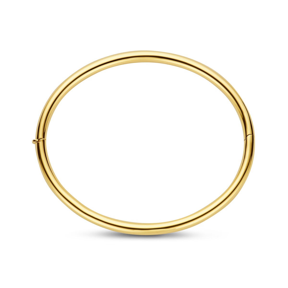 Bracciale rigido da donna in oro – 14k con chiusura a cerniera