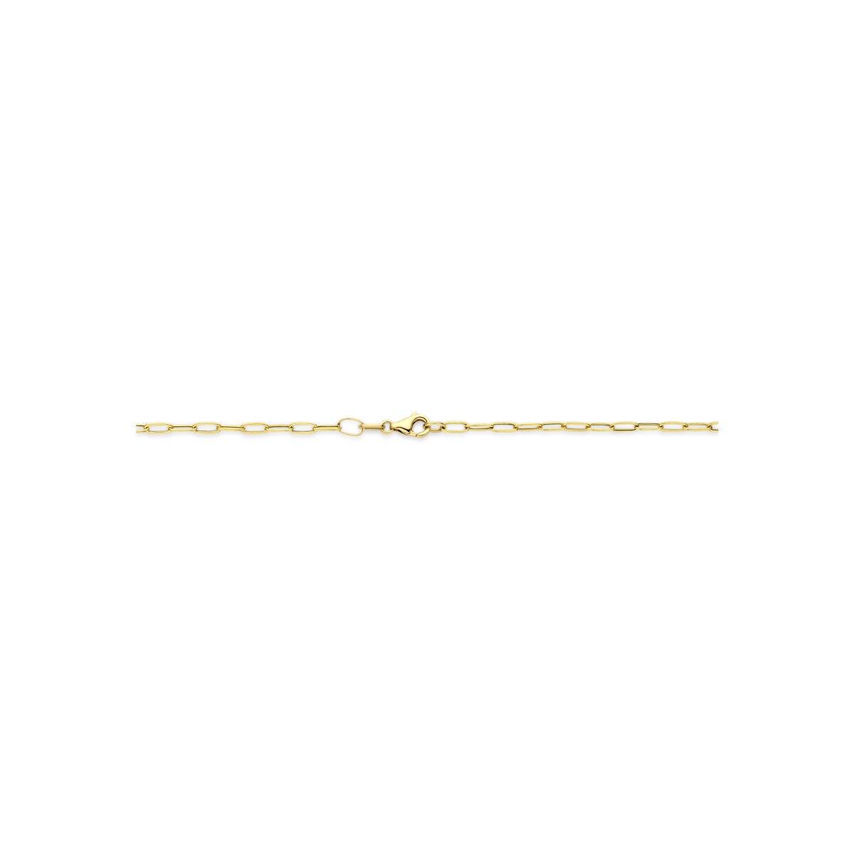 Collana in oro giallo 14k con maglia ad ancora