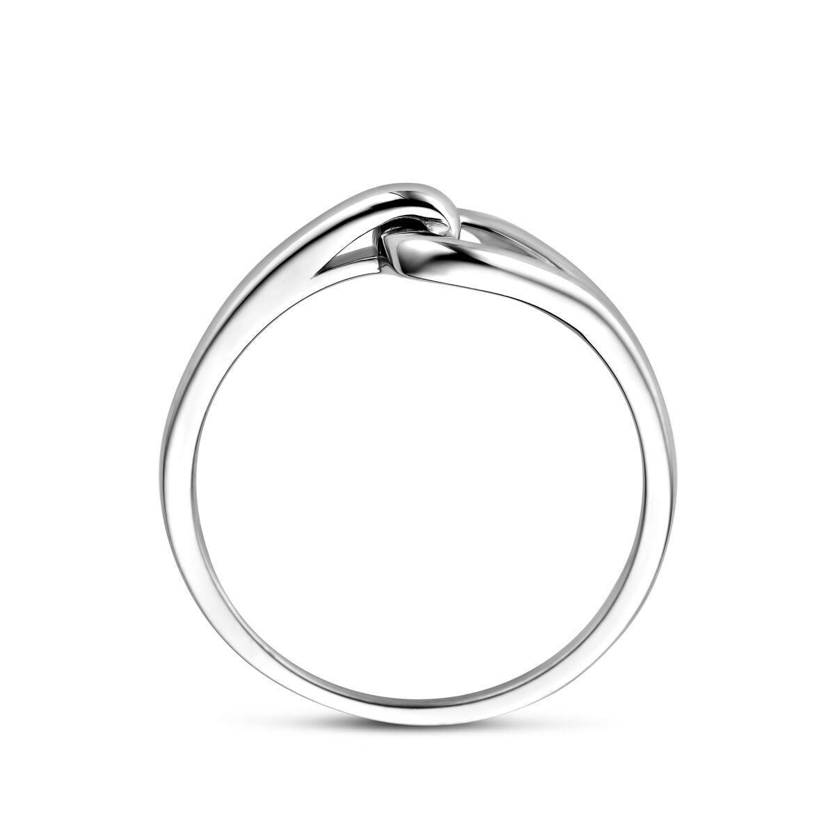 Anello da donna in argento – Fascetta rodiata