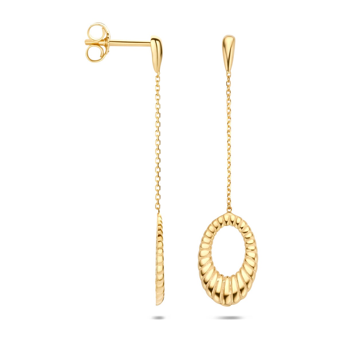 14k Geelgouden oorhangers