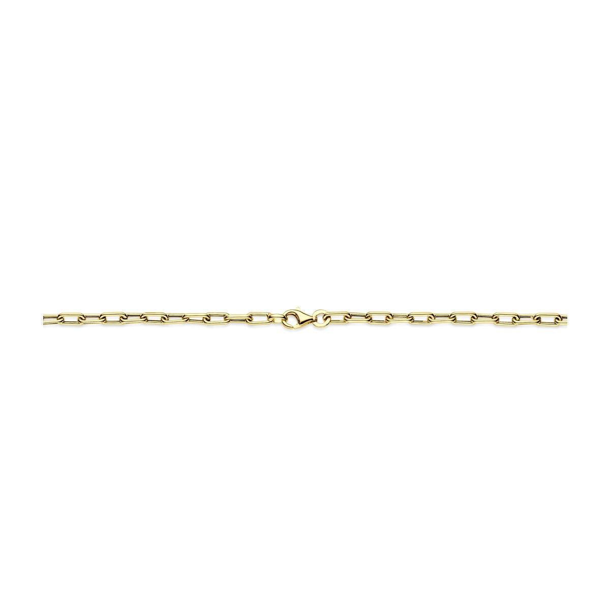 Collana ancora in oro giallo 9k