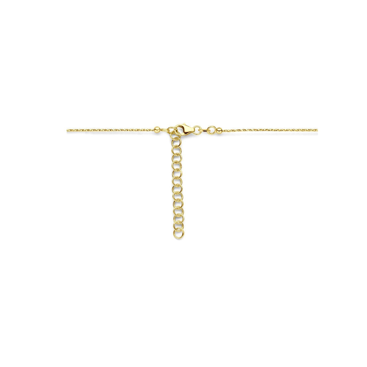 Collana in oro – 14k oro giallo, design raffinato largo 1 mm
