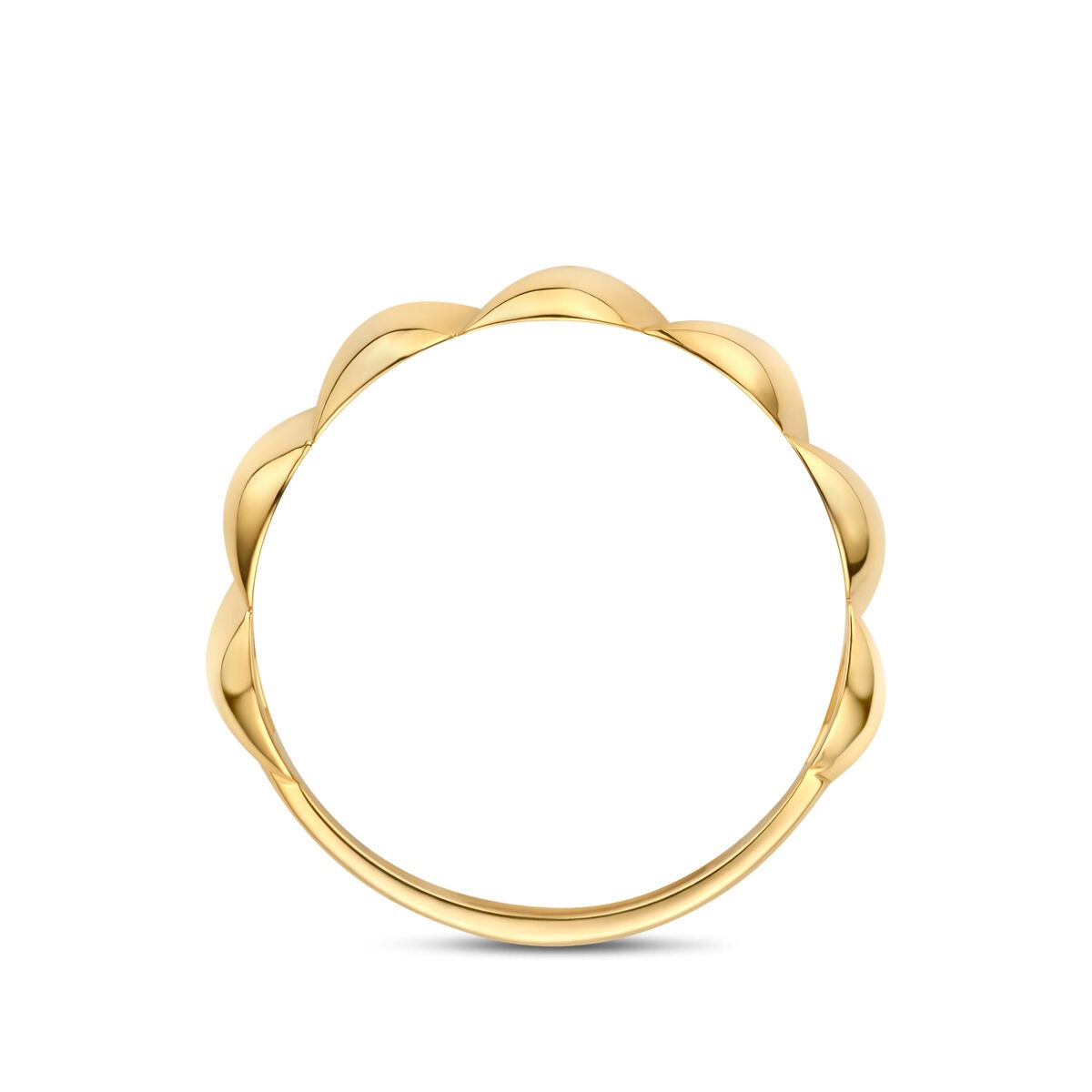 9k Geelgouden damesring