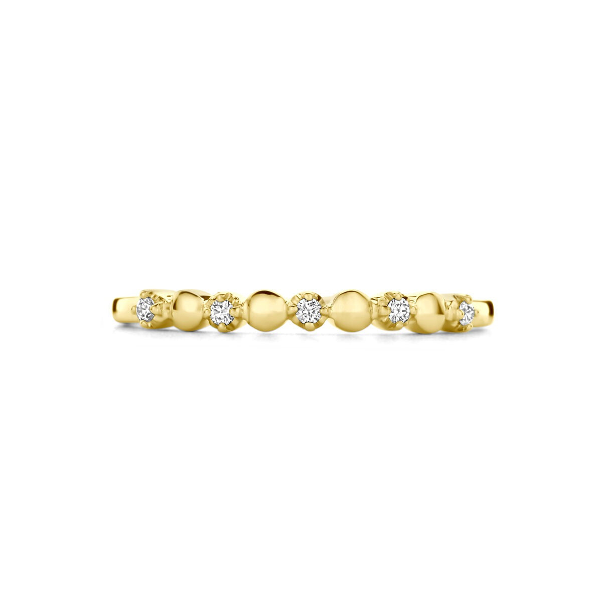 Anello da donna in oro 14k con diamante – 0.05 ct, 2 mm