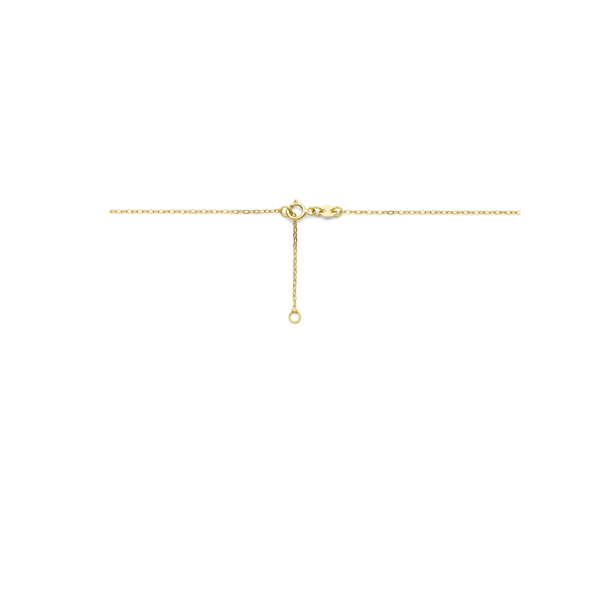 Collana in oro giallo 9k con goccia