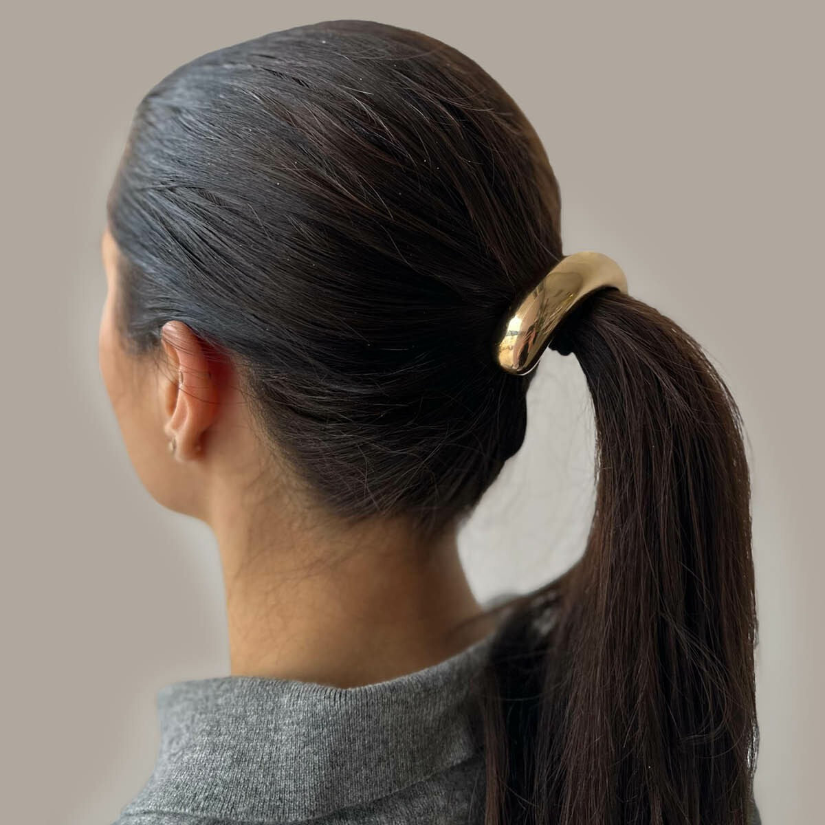 Hair cuff in acciaio con ion plating – 76 mm