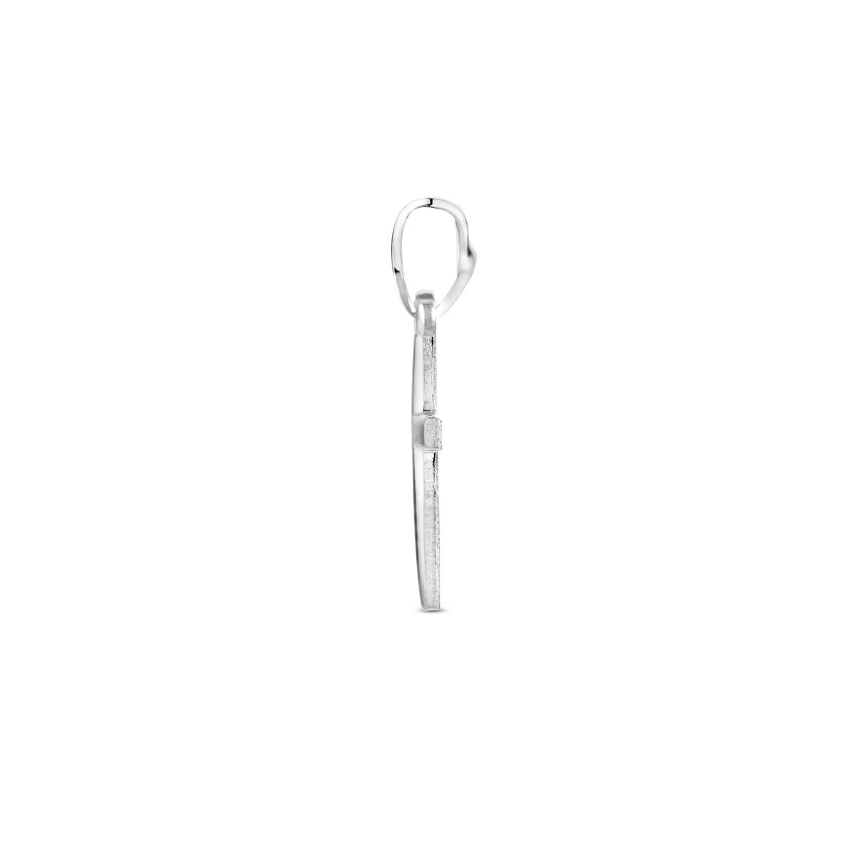 Ciondolo croce in argento – argento 925 rodiato