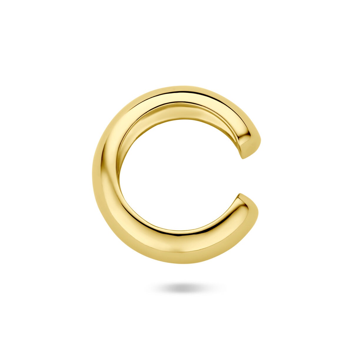 Earcuff in argento dorato