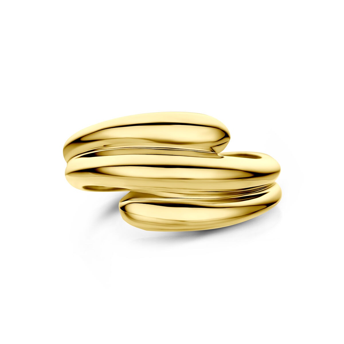 Anello da donna in oro giallo 14k