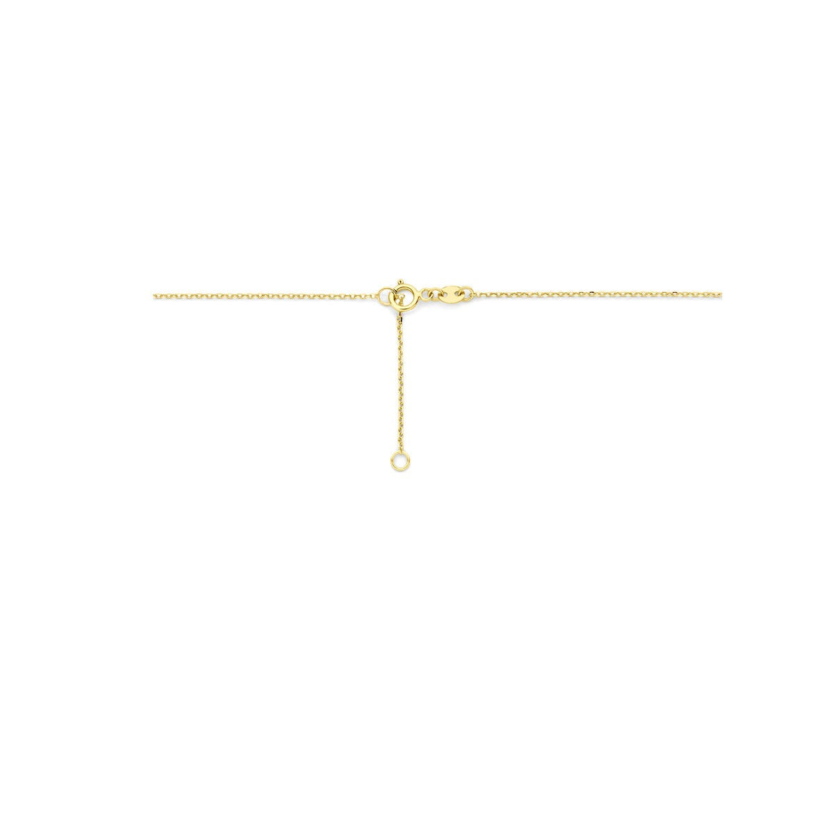 Collana in Oro Giallo 14k con Palline e Perle di Fiume