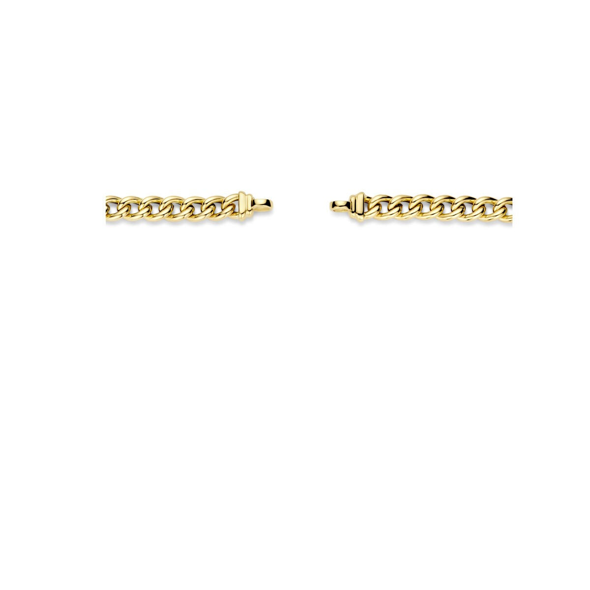 Collana in oro giallo 14k senza chiusura