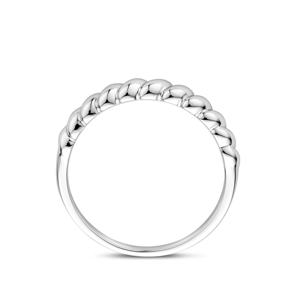 Anello in argento 925 rodiato