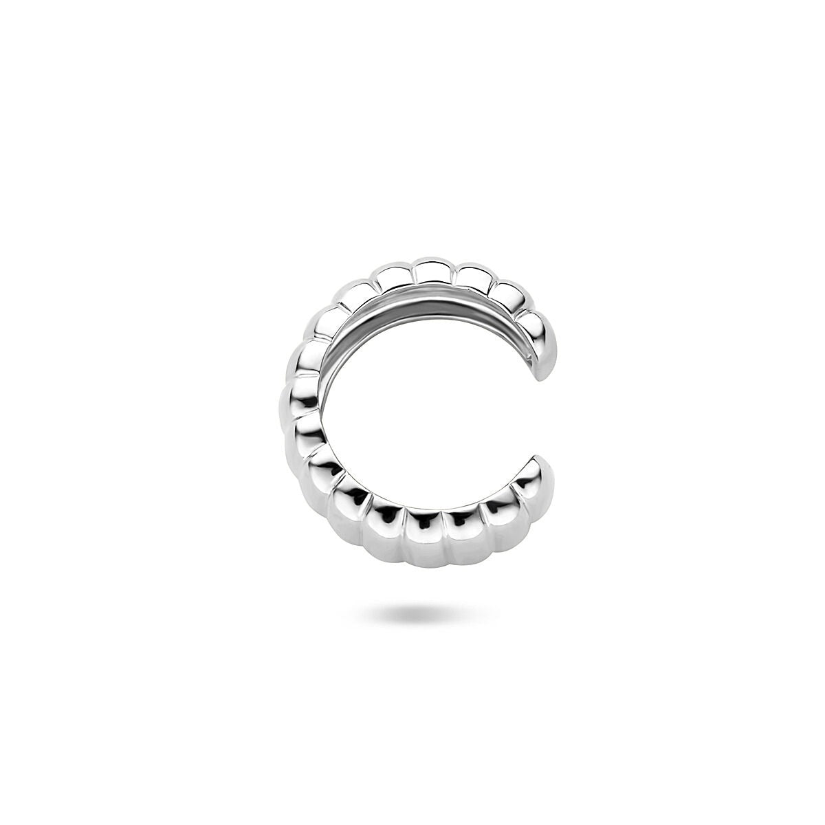 Earcuff in argento rodiato – al pezzo
