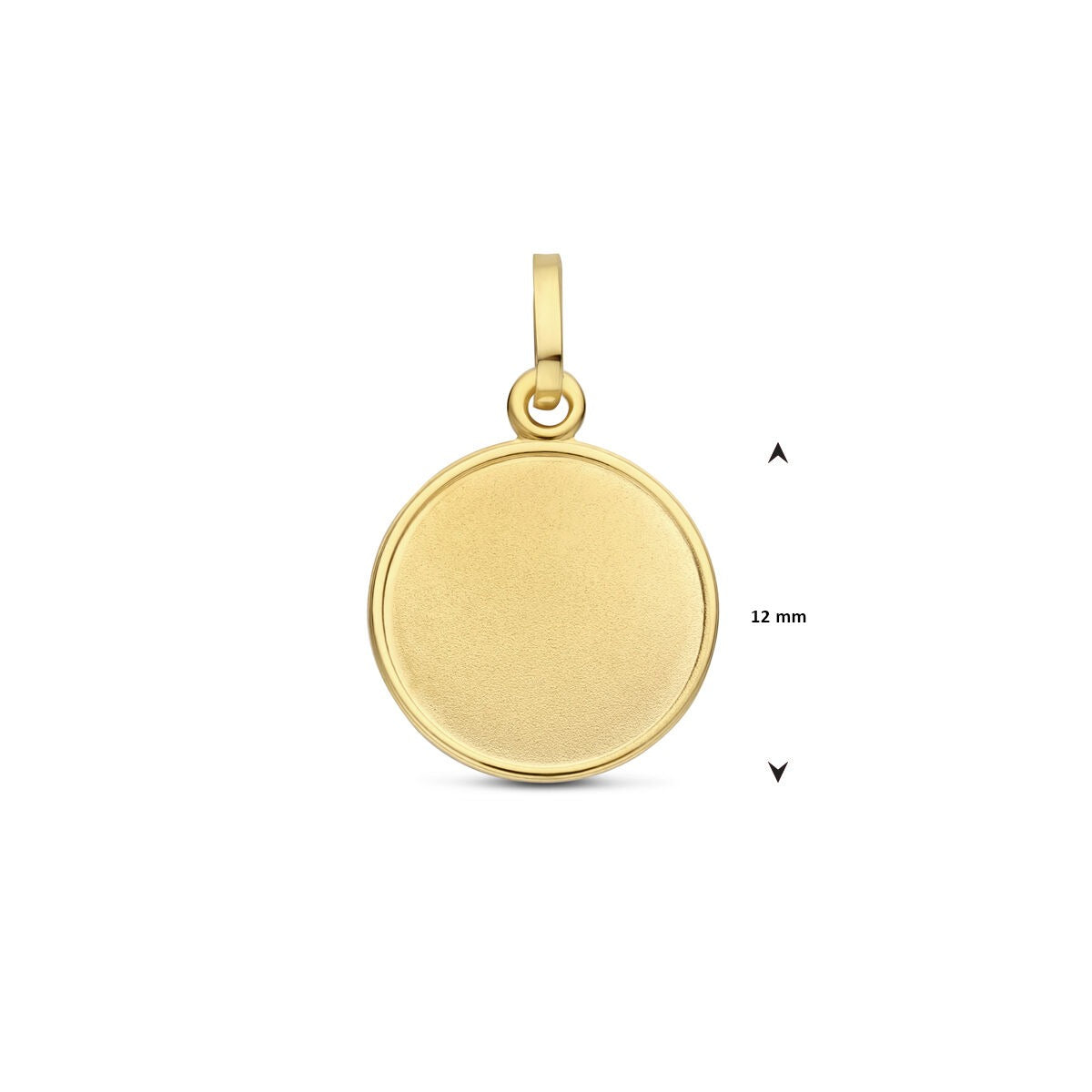 Ciondolo da incidere in oro giallo 14k – discreto e significativo