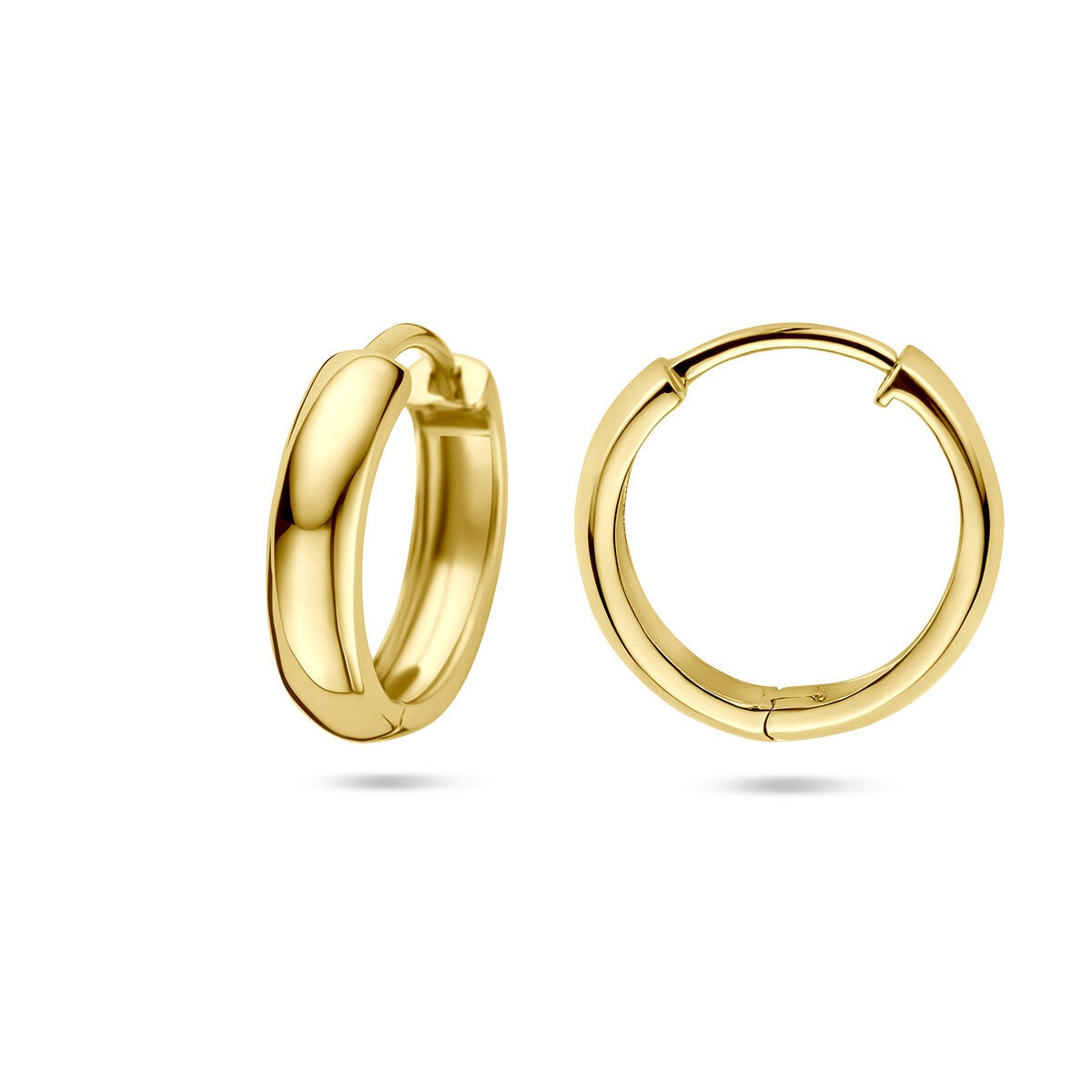 Orecchini a cerchio in oro giallo 9k 3,5 mm