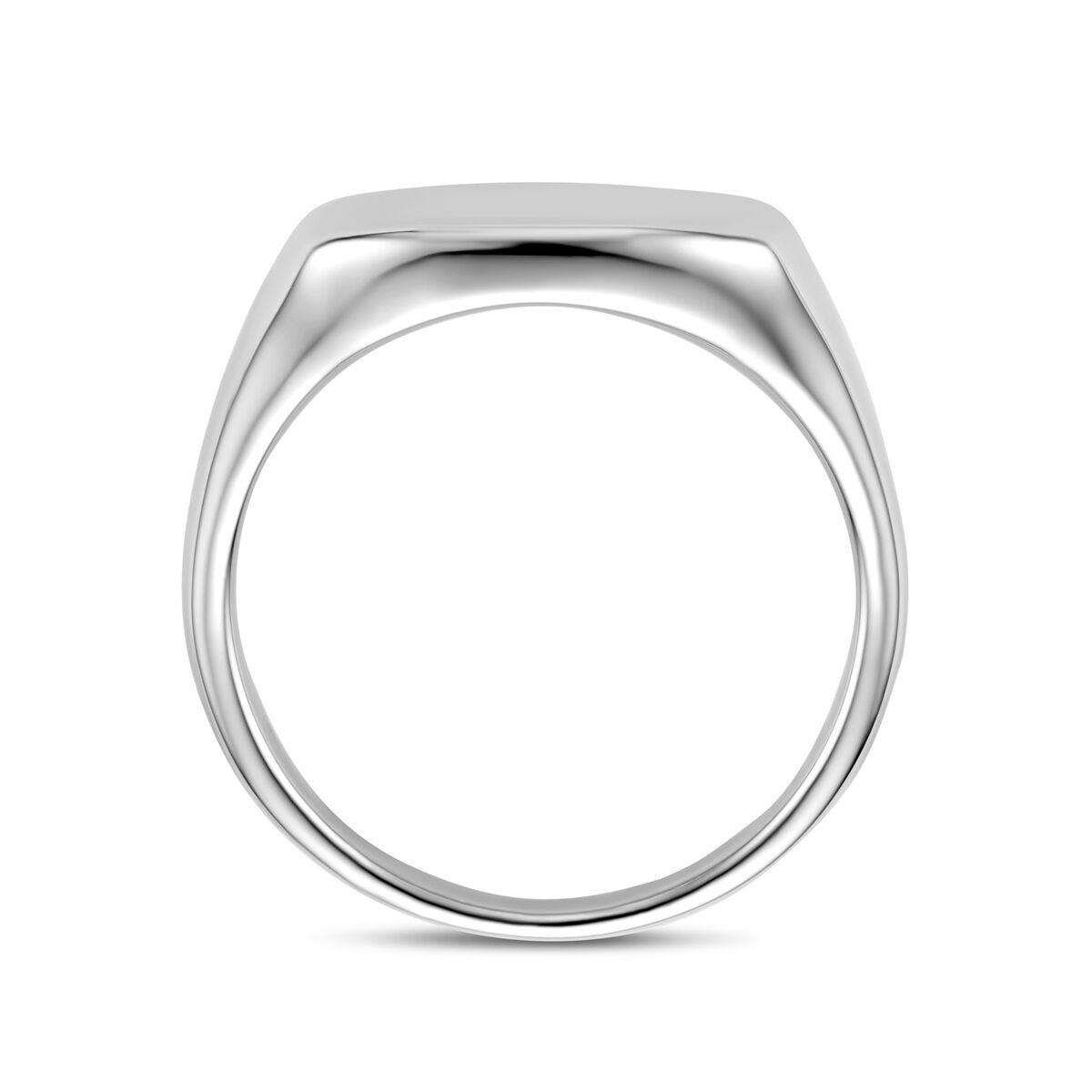 Anello da Incidere in Argento 925 Rodiato