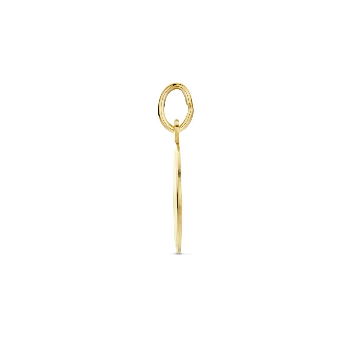 Ciondolo da incidere in oro giallo 14k – discreto ed elegante in formato fine