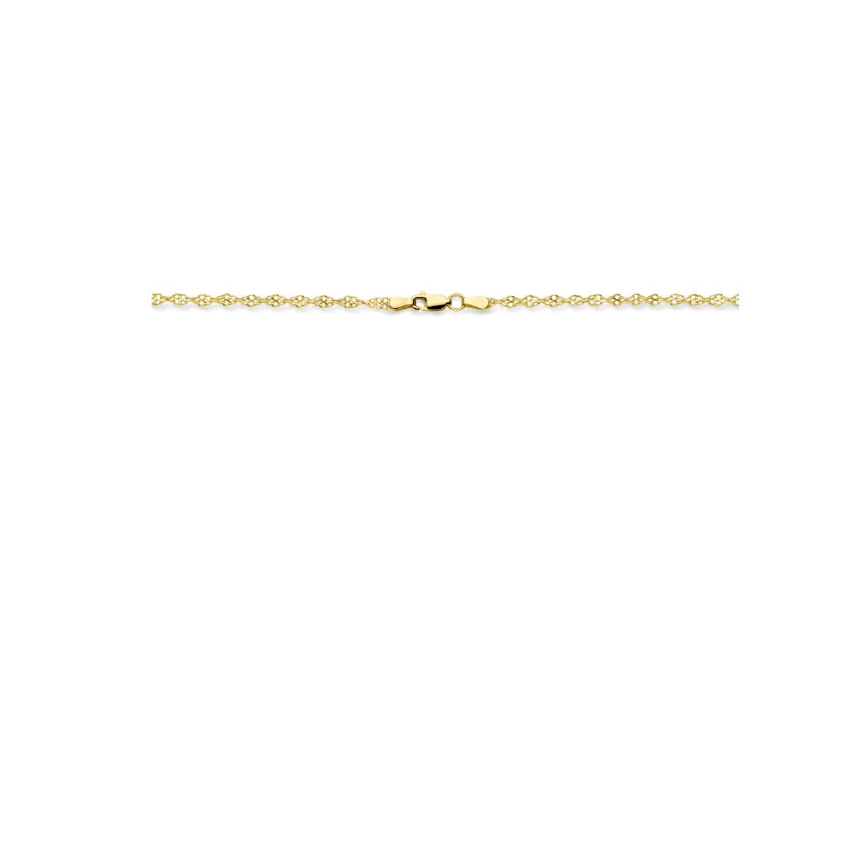 Collana in oro con anima d'argento – oro giallo 14k e argento 925