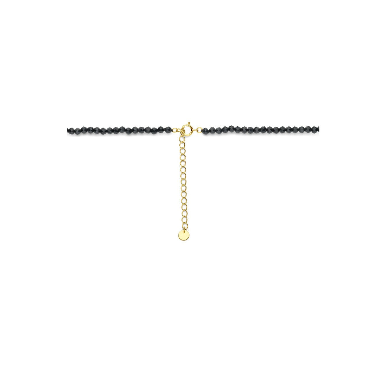 Collana in Argento Placcato Oro con Onice – Argento 925