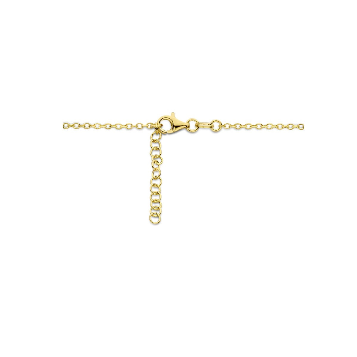 Collana color oro con cuore e simbolo infinito