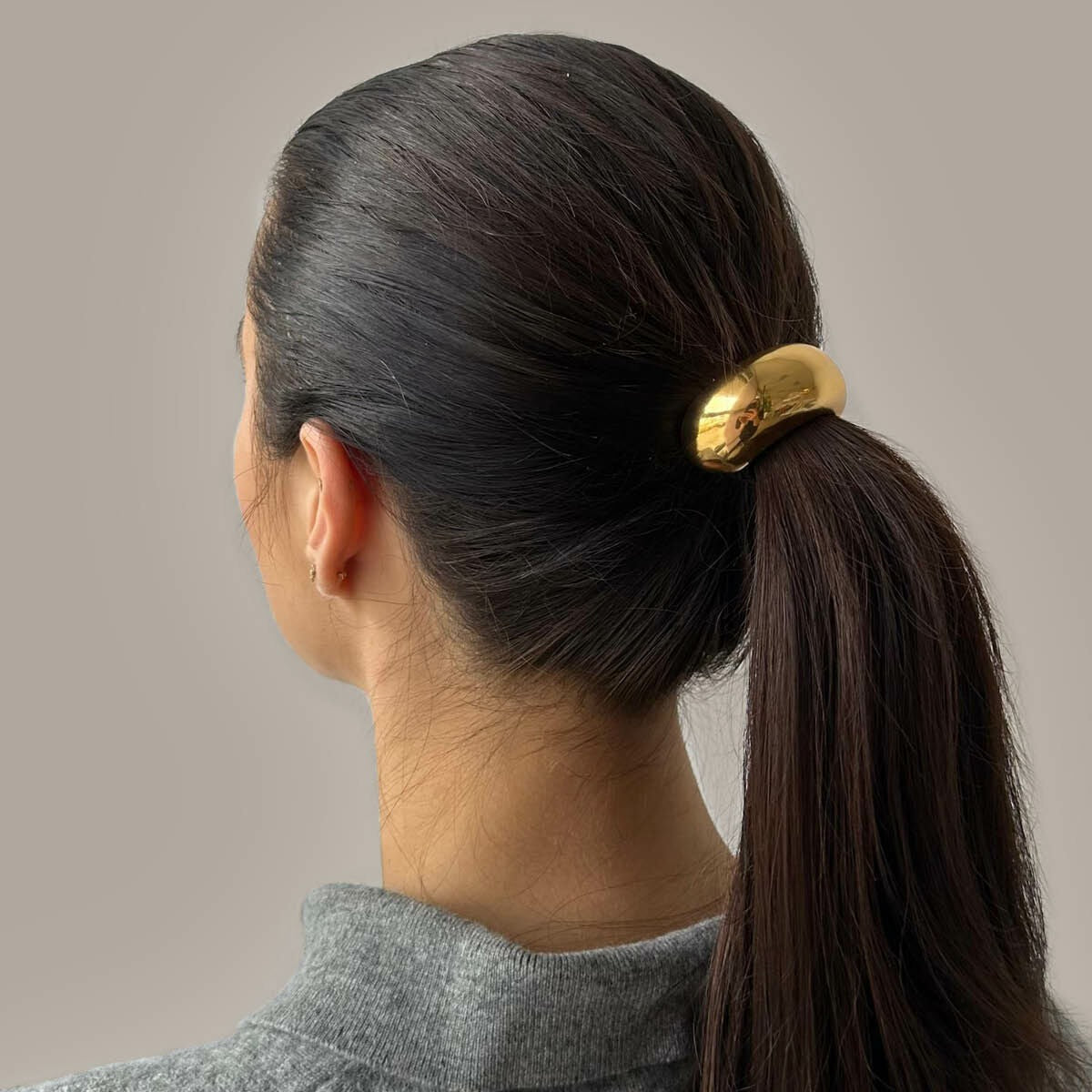 Hair cuff in acciaio con ion plating – 48 mm