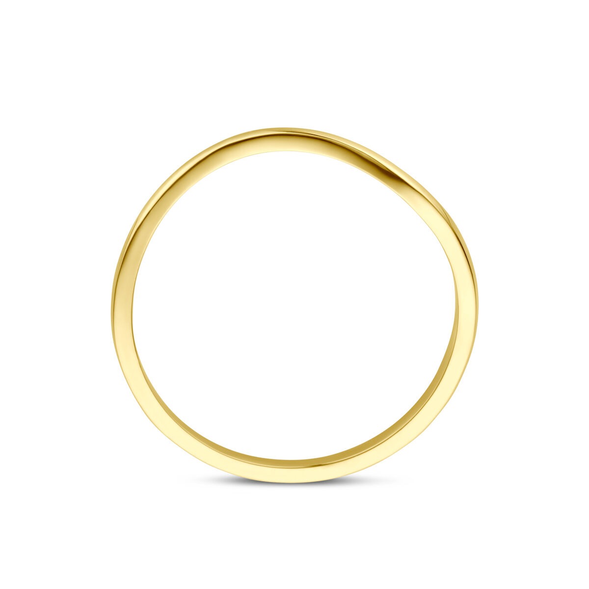 Anello in oro giallo 14k 3 mm