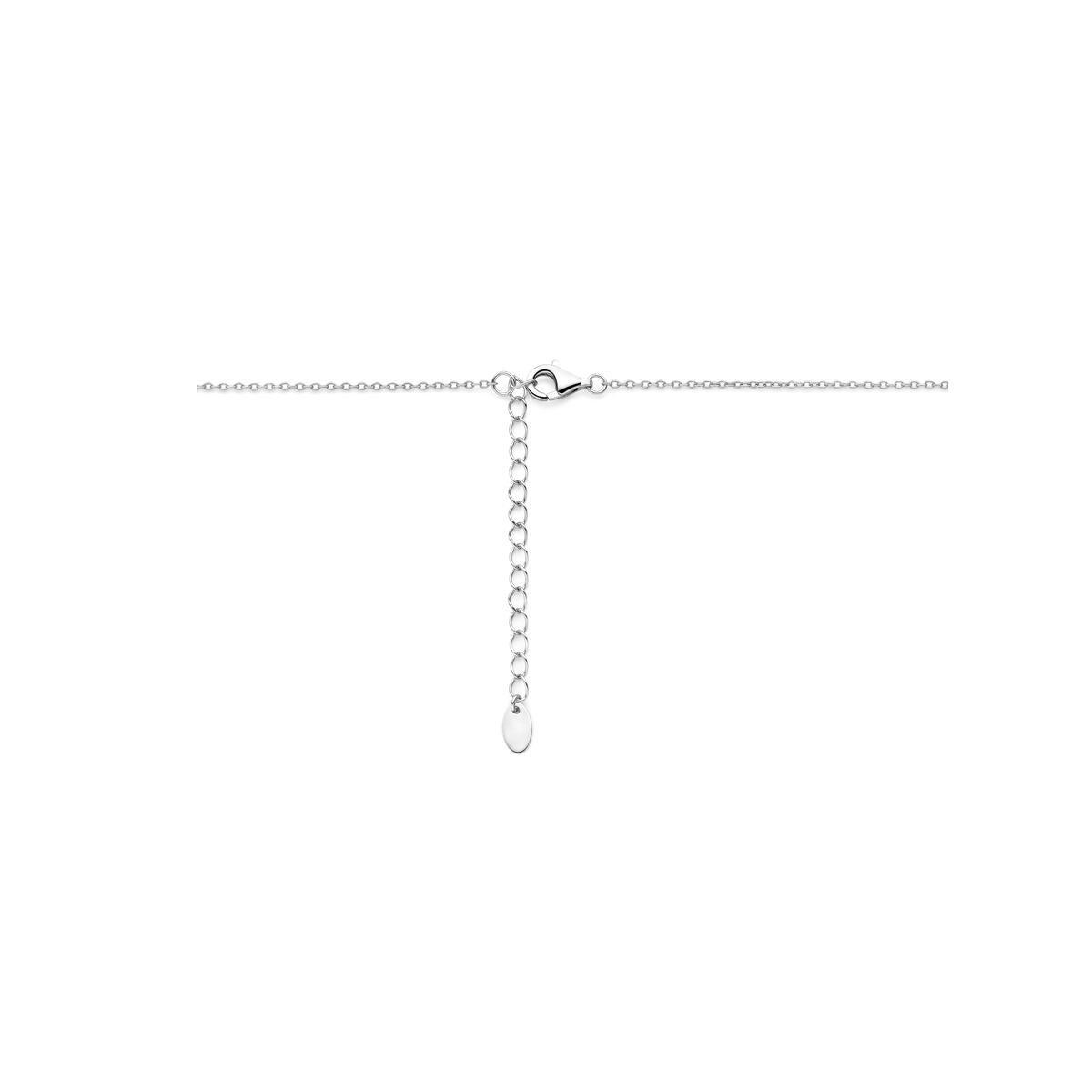 Collana in Argento Rodiato con Zirconia – Entourage