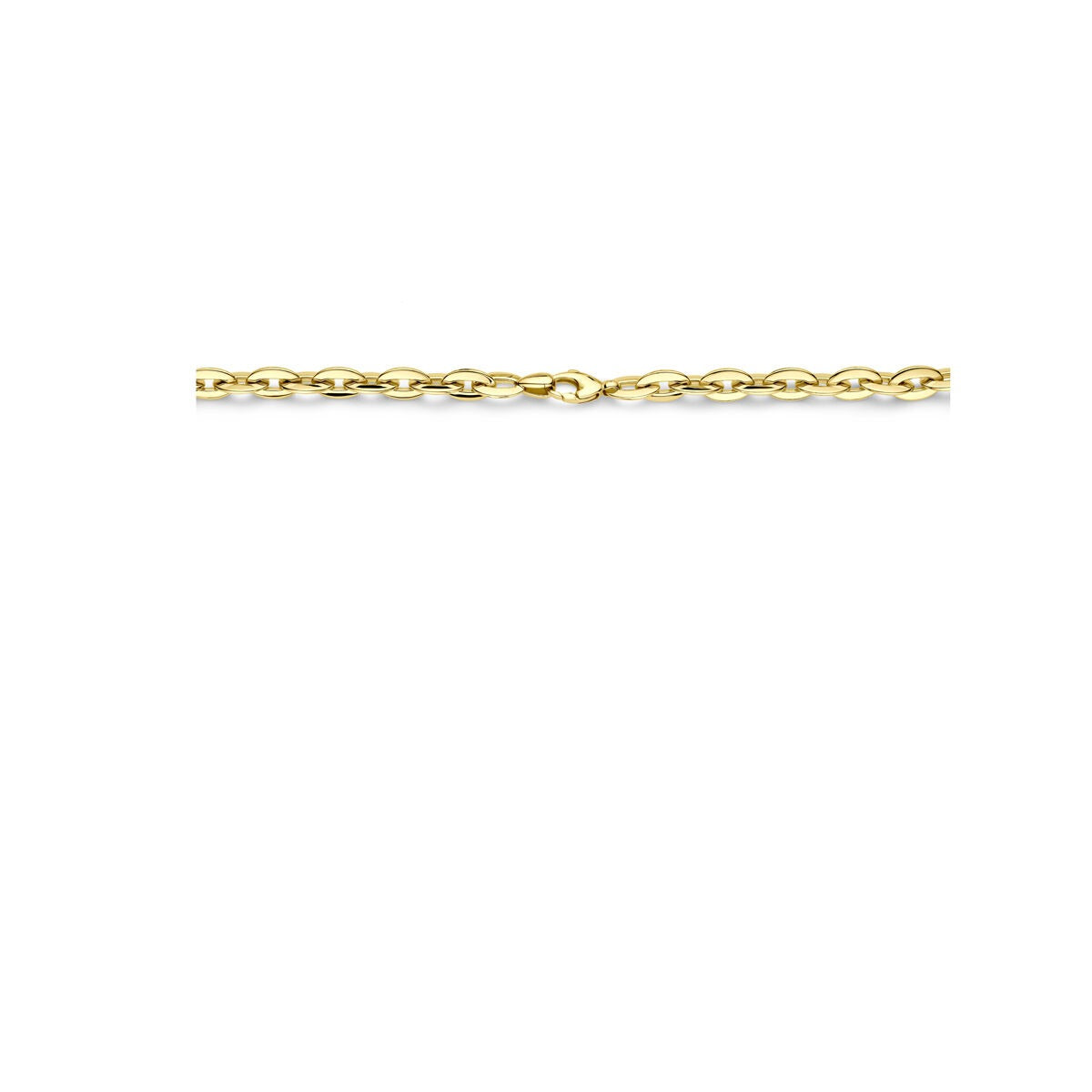 Collana ad ancora in oro giallo 14k da donna