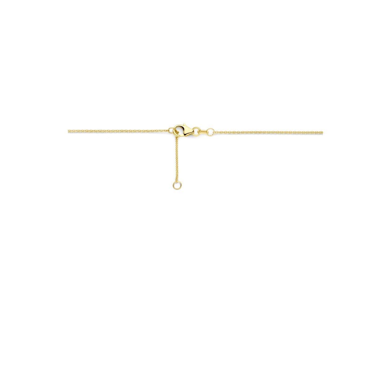 Collana da donna in oro 14k con diamante 0,27ct