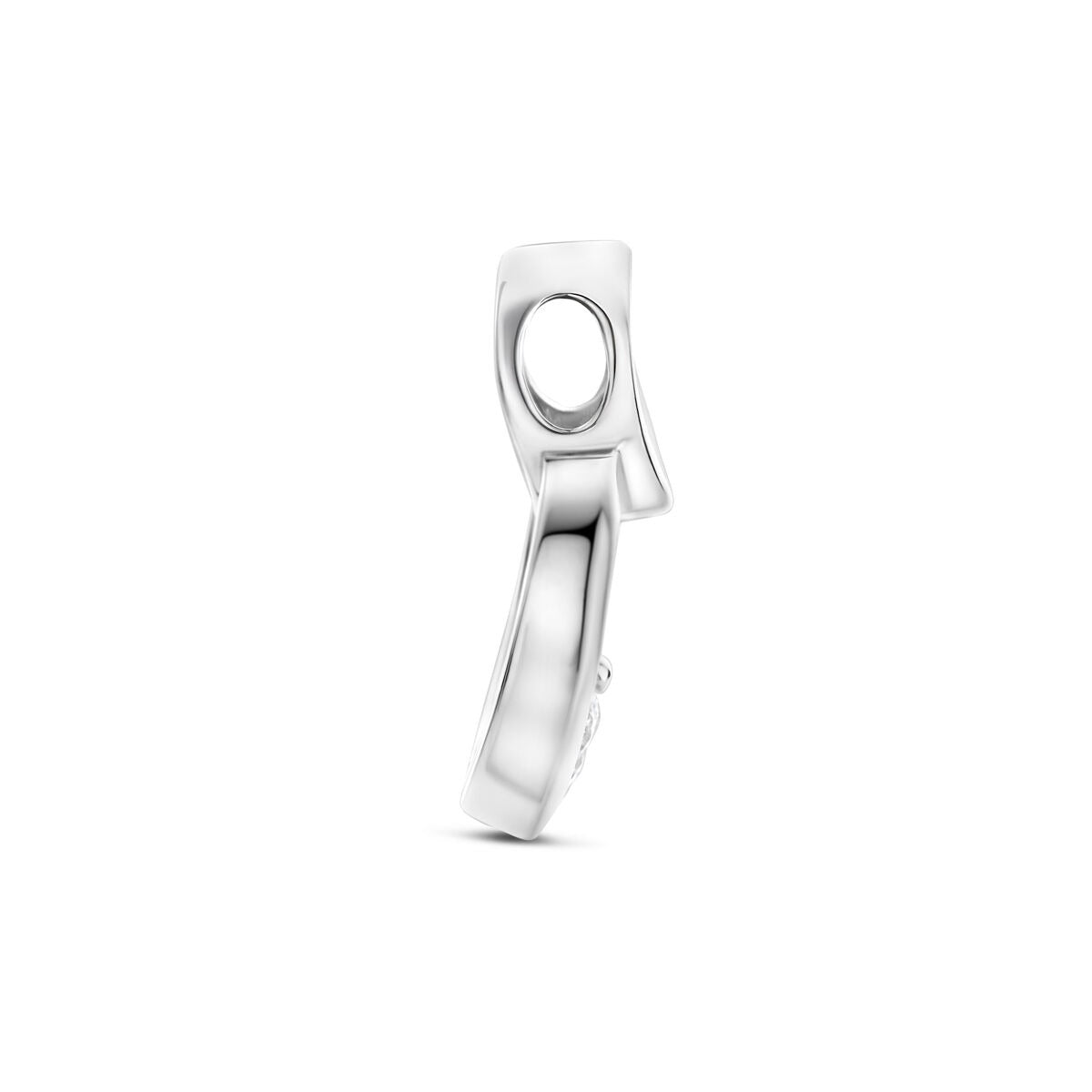 Ciondolo in argento con zirconia – argento 925 rodiato