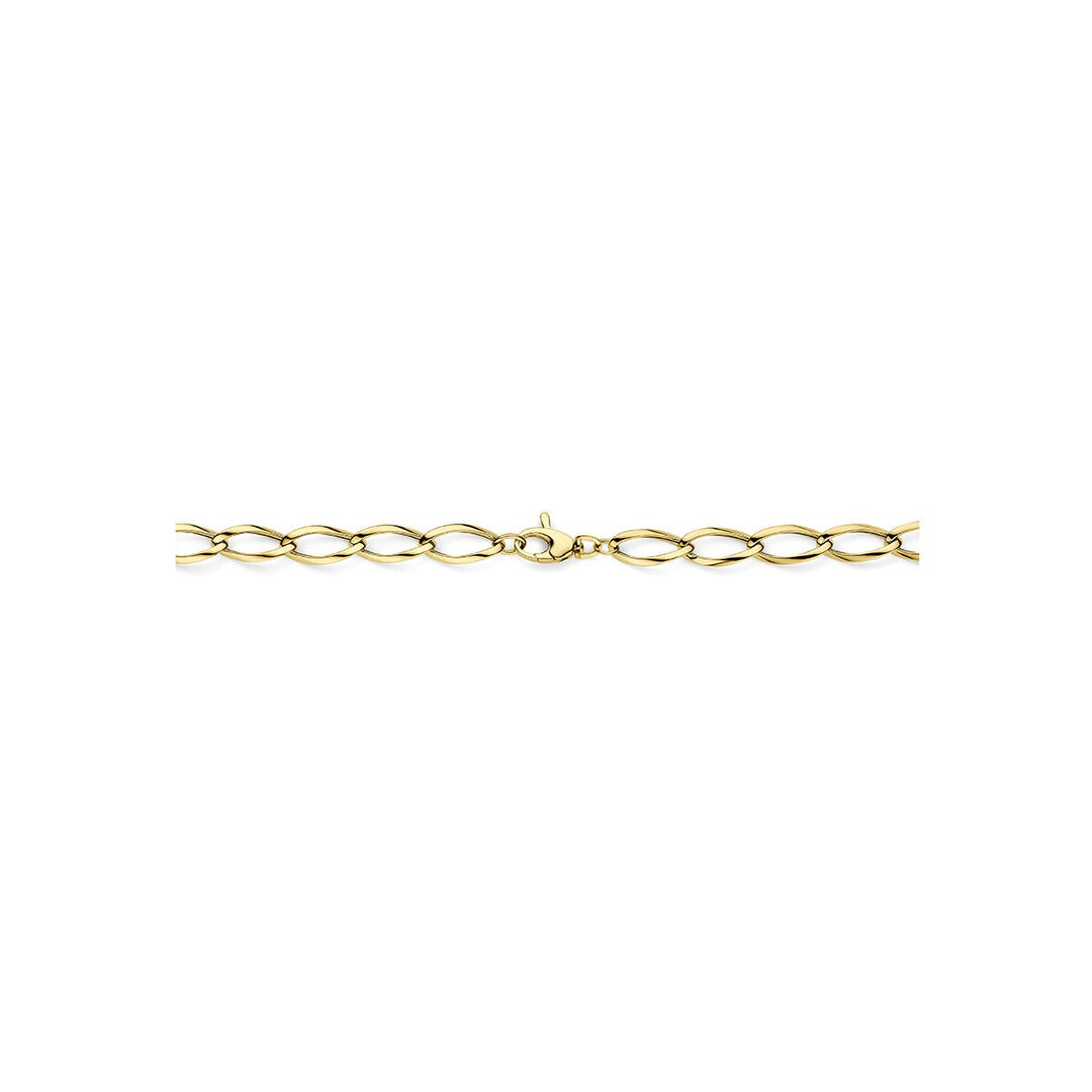 9k Geelgouden anker collier