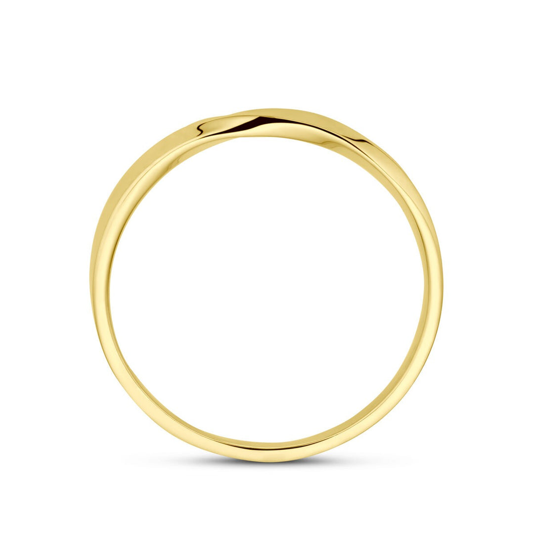 14k Geelgouden Damesring – 2.5mm Breed