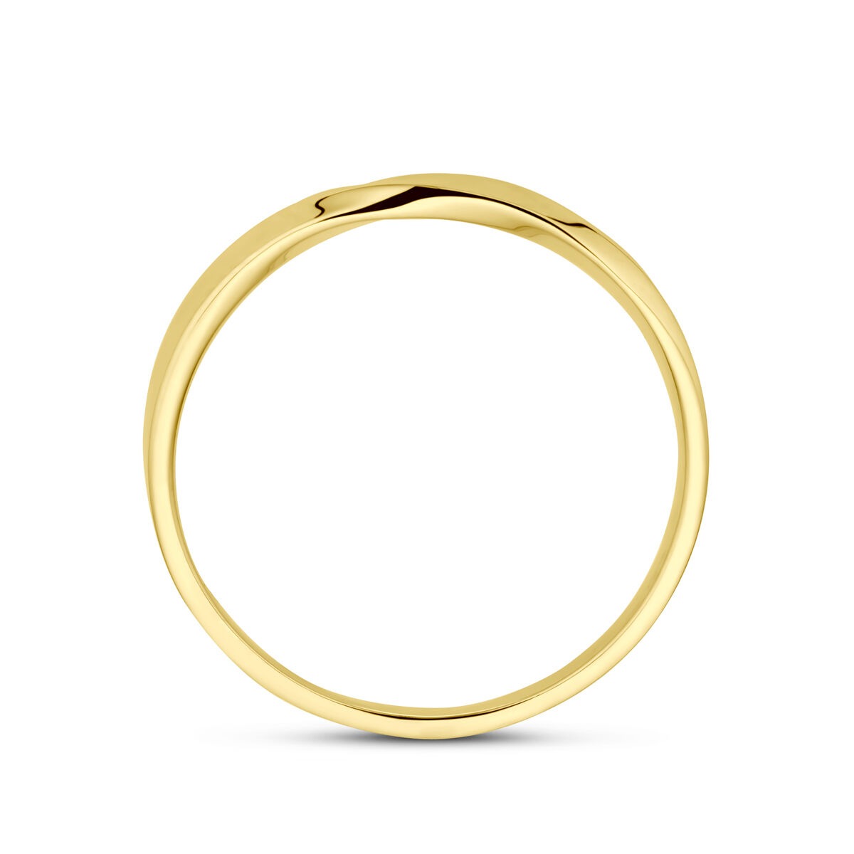 Anello da Donna in Oro Giallo 14K – Larghezza 2,5mm