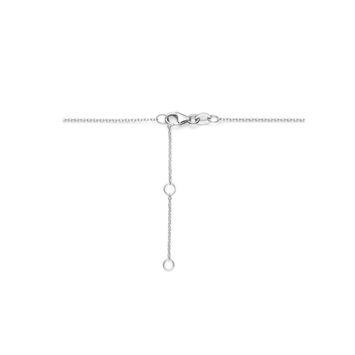 Collana da donna in oro bianco – collier 14k con diamante