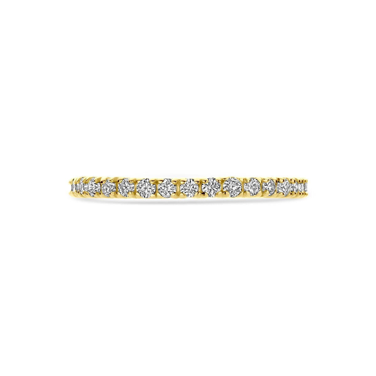 Anello Alliance in Oro Giallo 14k con Diamante – 0,70 ct