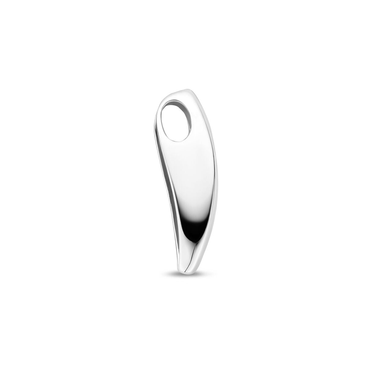 Ciondolo in Argento da Donna con Diamante Lab Grown – Rodiato 18 mm