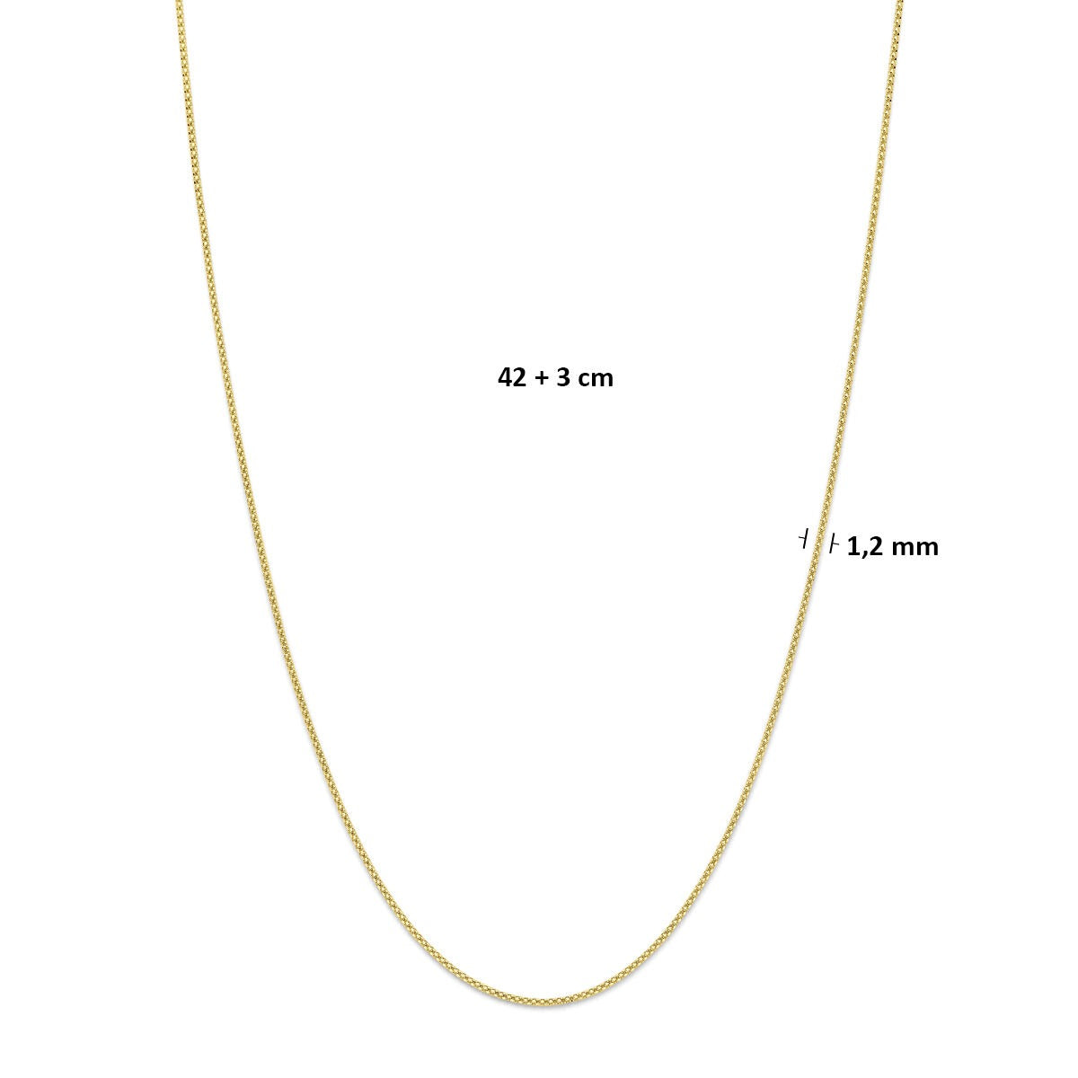 Collana in oro giallo 14k