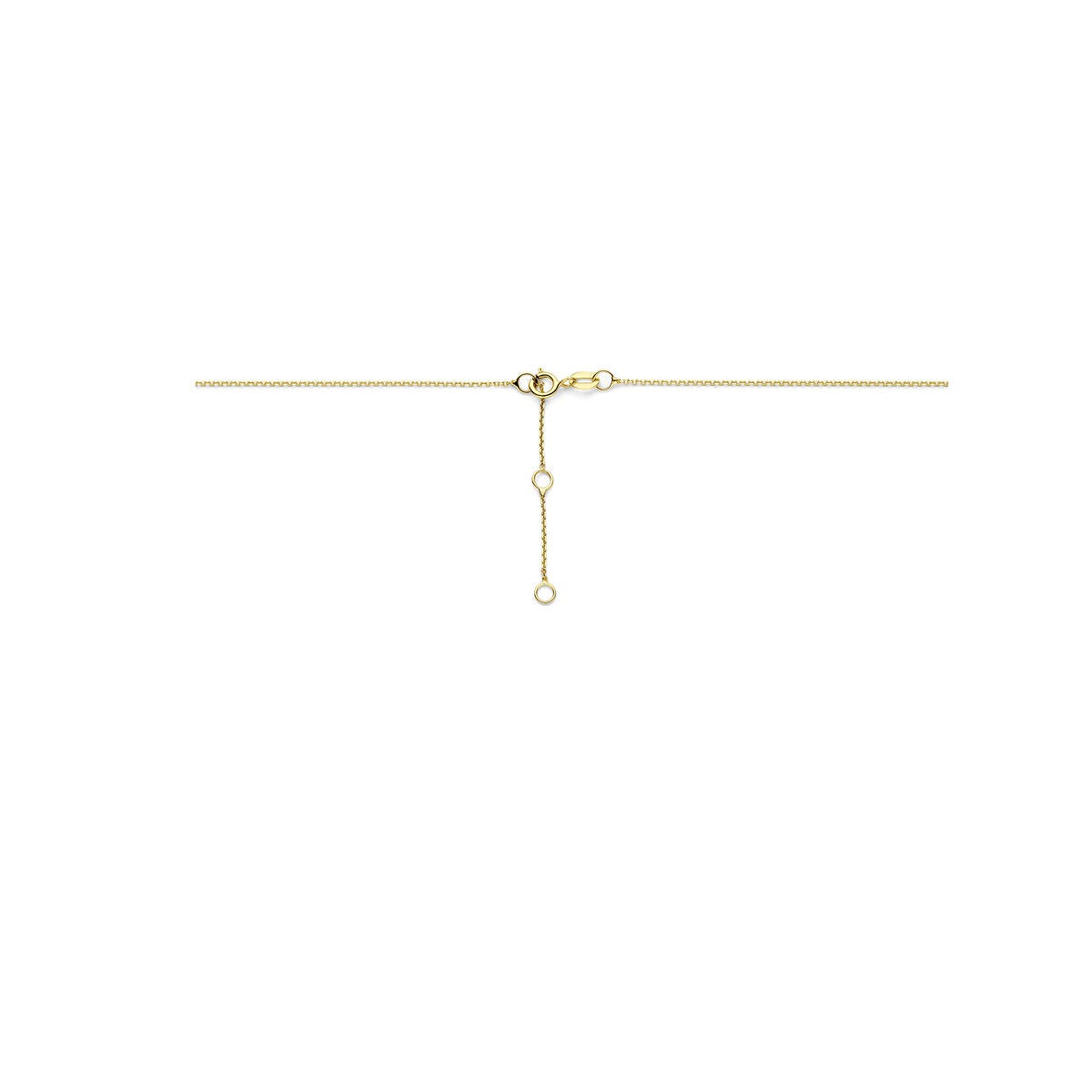 Collana in oro 14k con zirconia – incastonatura pavé