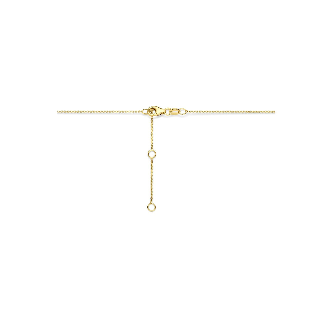 Collana in oro giallo 14k con ancora