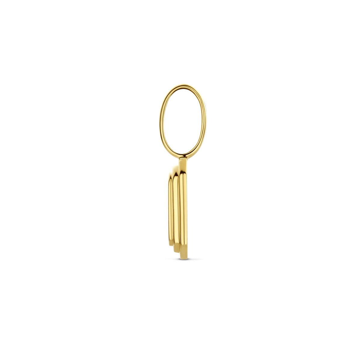Ciondolo da incidere in oro giallo 14k – elegante e personale in formato miniatura