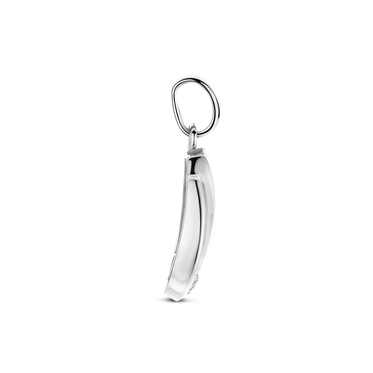 Ciondolo in argento con zirconia – rodiato 925