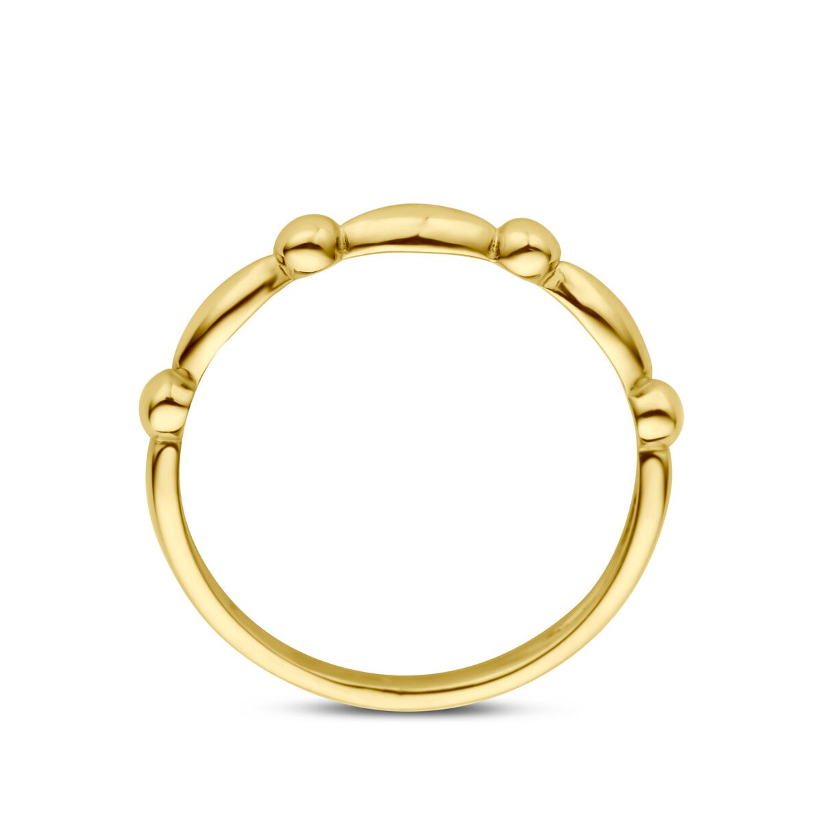 Anello da donna in oro giallo 9k