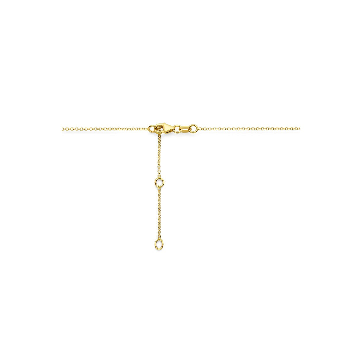 Collier in oro giallo 14k con elegante ciondolo