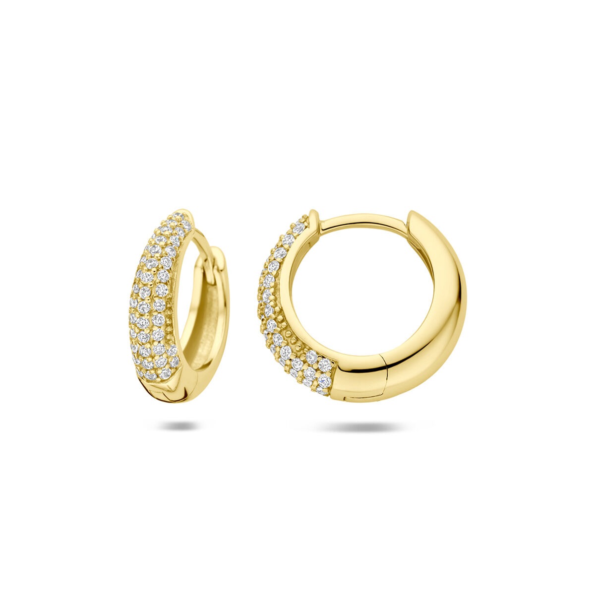 Cerchietti in argento 925 dorato con zirconia